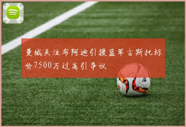曼城关注布阿迪引援蓝军古斯托标价7500万过高引争议